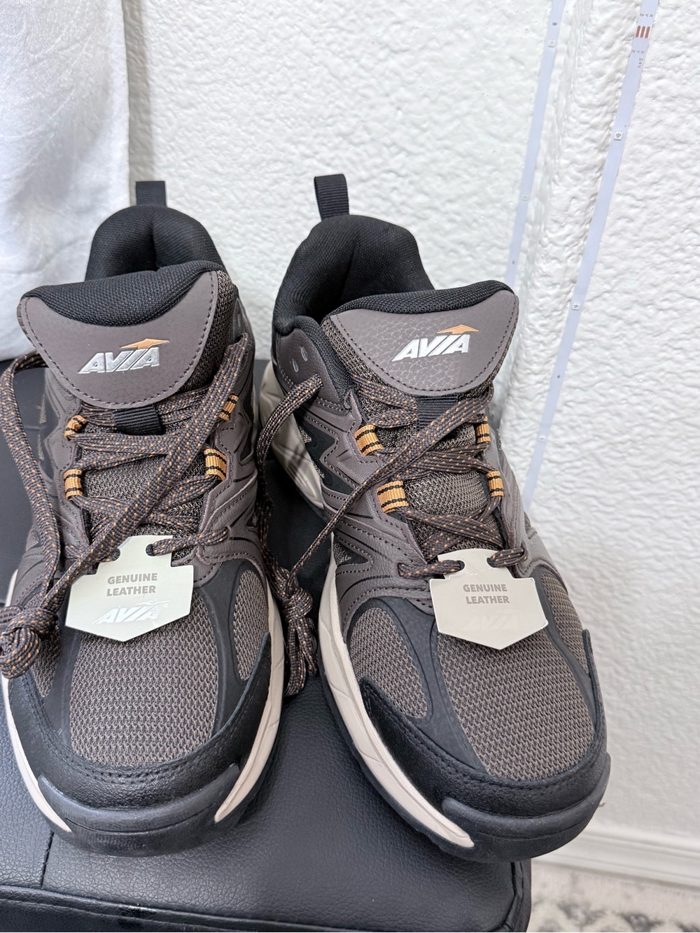 Avia Men's Brown and Tan Athletic Sneakers